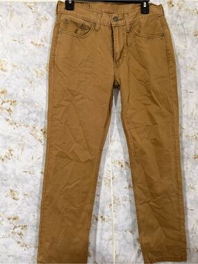 Levi's Tan Straight-Leg Jeans